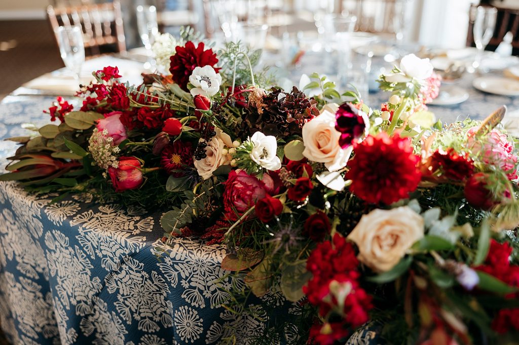 Dusty Blue & Berry Wedding at the Butler Country Club | Burgh Brides | Carly K Photography