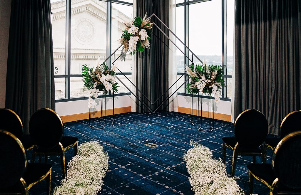 Modern Art Deco Inspired Wedding Styled Shoot | Burgh Brides | Ashley Giffin Photography