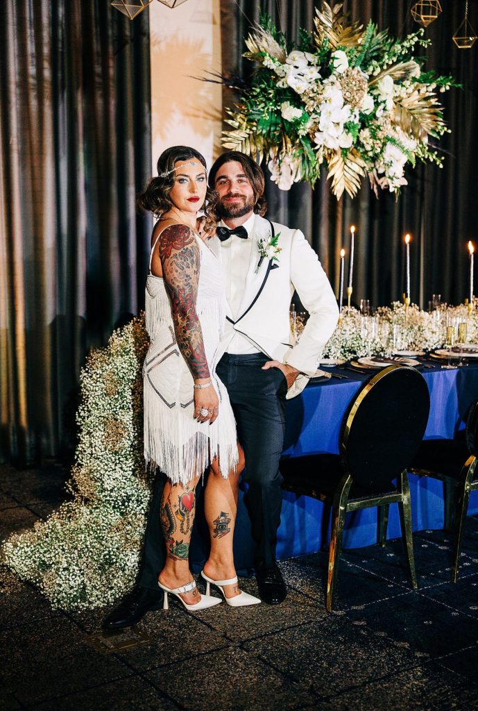 Modern Art Deco Inspired Wedding Styled Shoot | Burgh Brides | Ashley Giffin Photography